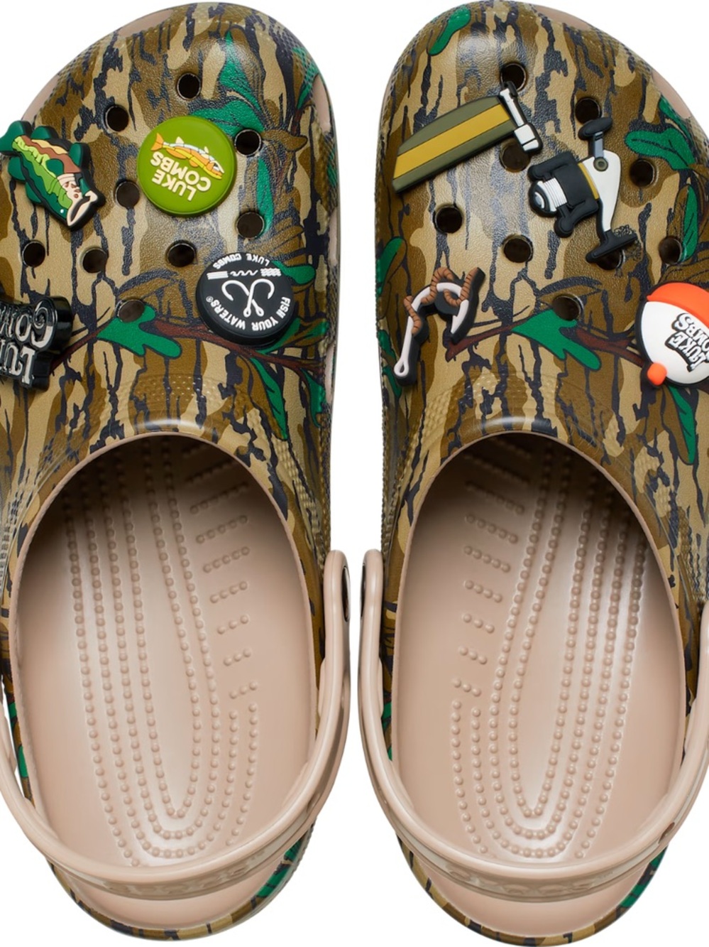 Luke Combs X Crocs Classic Clogs NWT Men’s size 12, Mossy Oak Camo Bootleggers